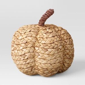 Medium Woven Pumpkin Light